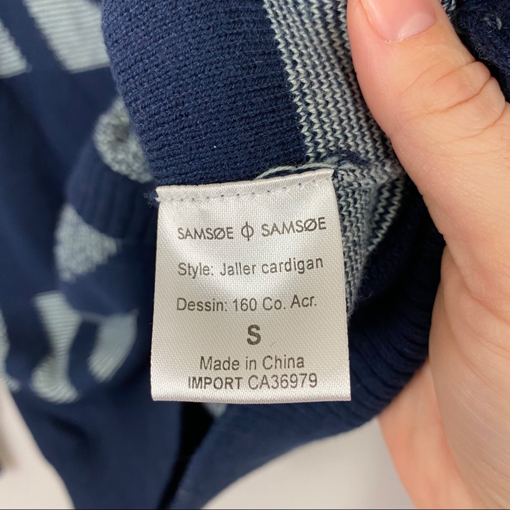 Samsøe Samsøe Jaller Jacquard Knit Cardigan - Picture 12 of 13
